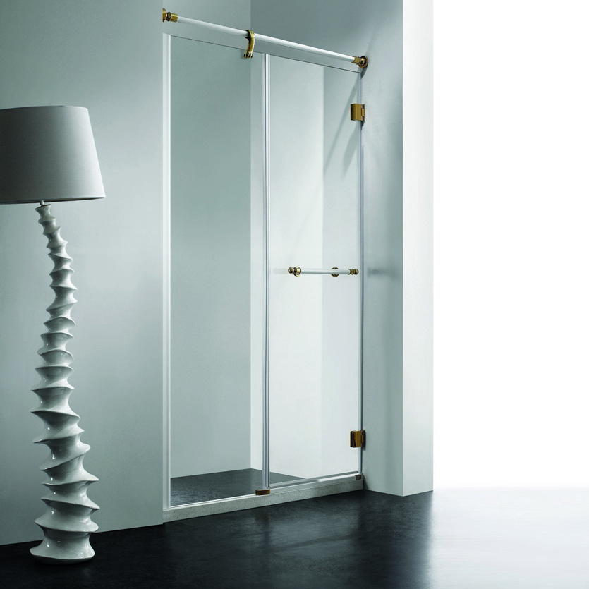 Душевая дверь RGW VI-01 (Прозрачное, 1000), размер 1000, цвет белый-золото 02040110-18 - фото 1