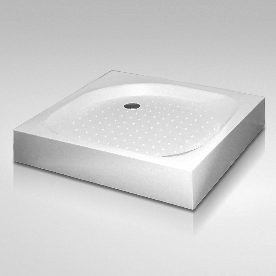 Душевой поддон квадратный RGW LUX/TN (800x800), размер 800x800, цвет белый